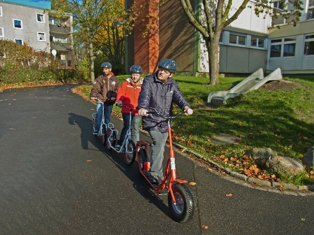 Fahrrad fahren MiraLobeSchule Dortmund